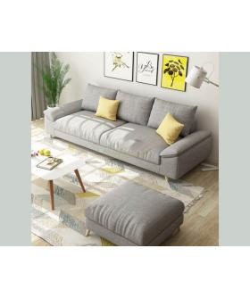 Sofa Băng 733a1 (Dài 2m) + 1 đôn + 1 bàn trà MS00